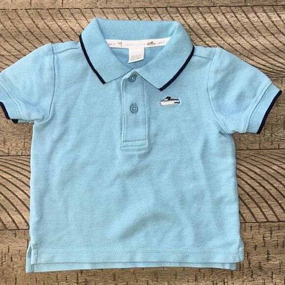 Blue Whale 🐳 💯 cotton shirt 👕 for your wee one ☝️ 2 buttons easy on off. - Picture 11 of 17